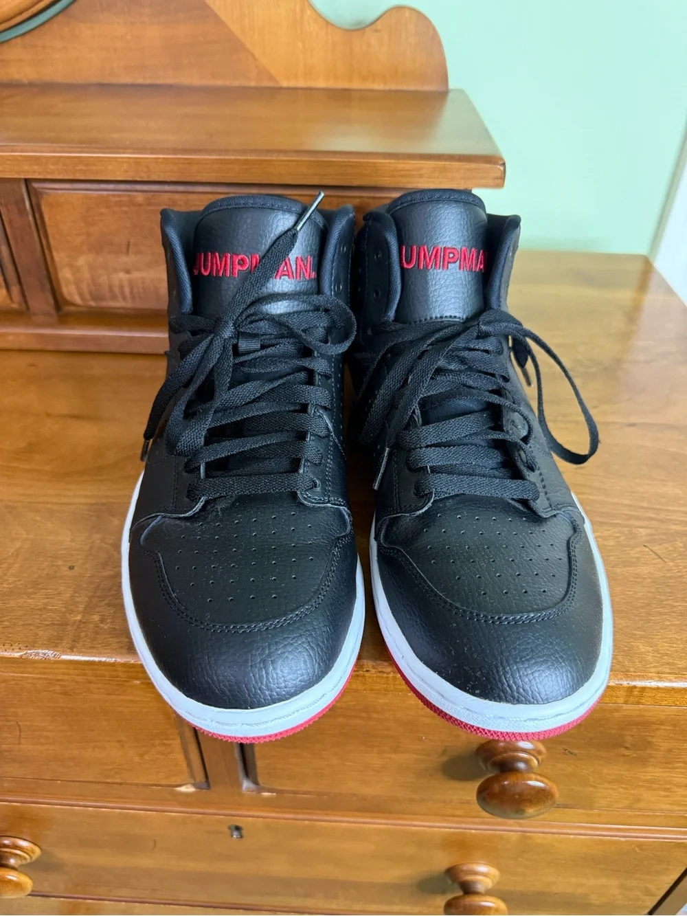 Nike Jordan Jumpman AR3762-001 Black Mid top basketball shoes men 10 sneaker
